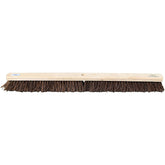 36" Newman and Cole Large Stiff Natural Bassine Broom Head with Hole